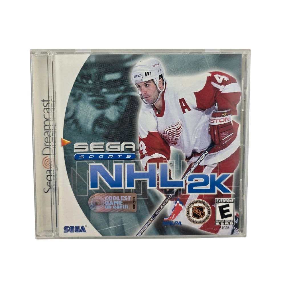 Sega Sports‎ NHL 2K Sega Dreamcast Game 1999 Hockey Video Game AS IS